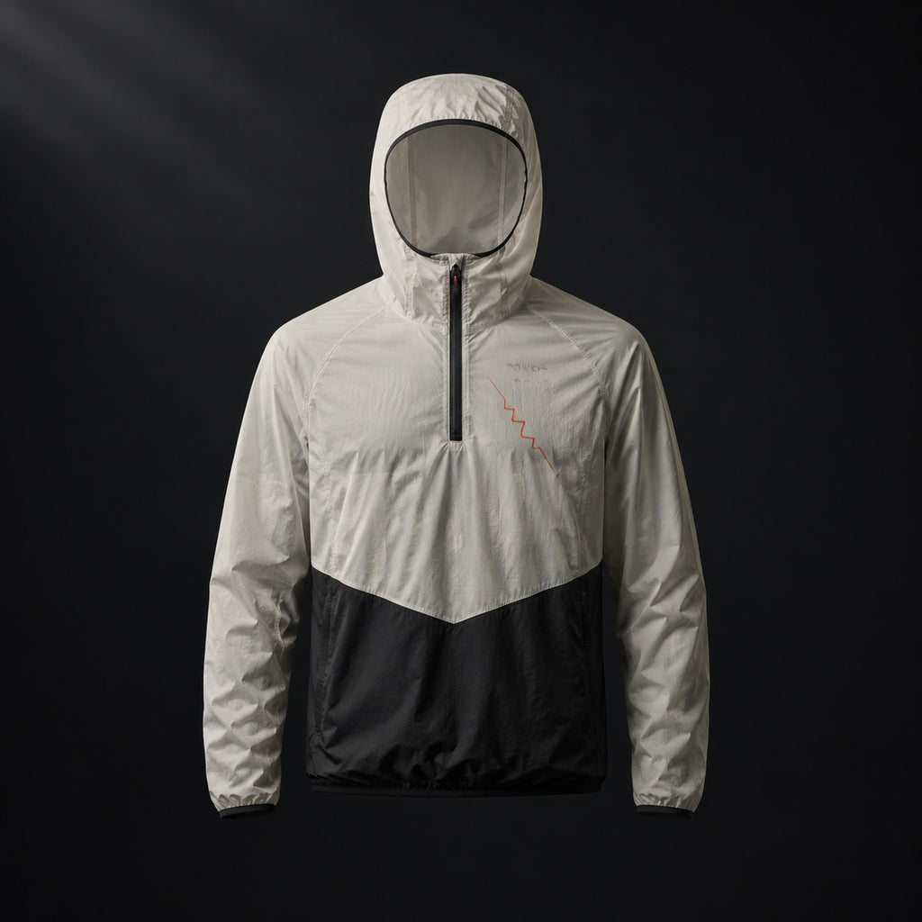 Rainline Anorak — Chalk