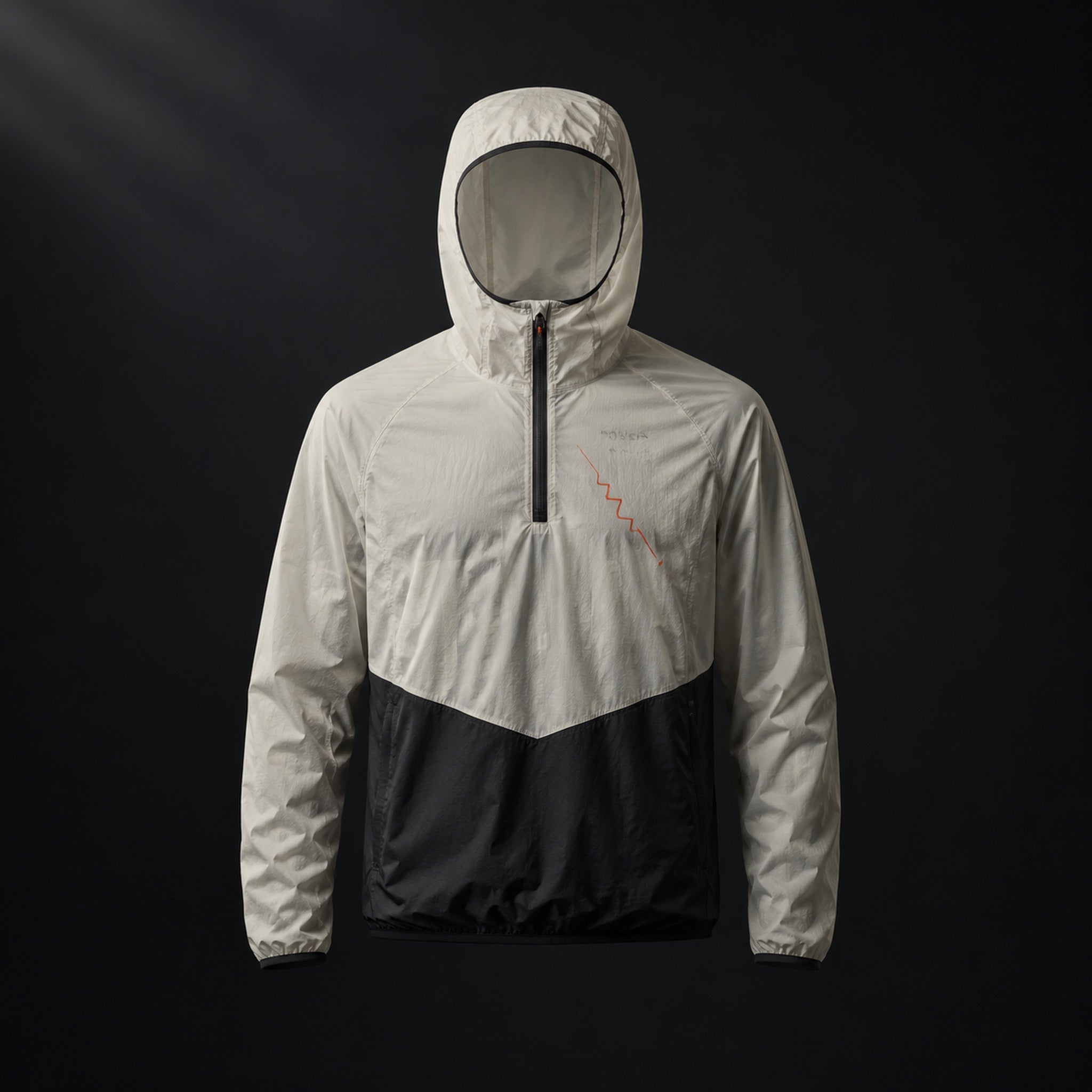Rainline Anorak — Chalk