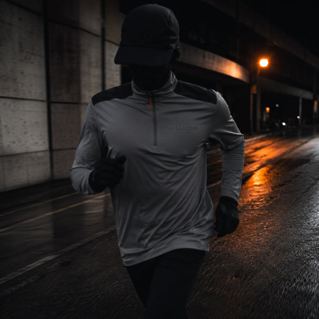 Relay Half Zip — Fog