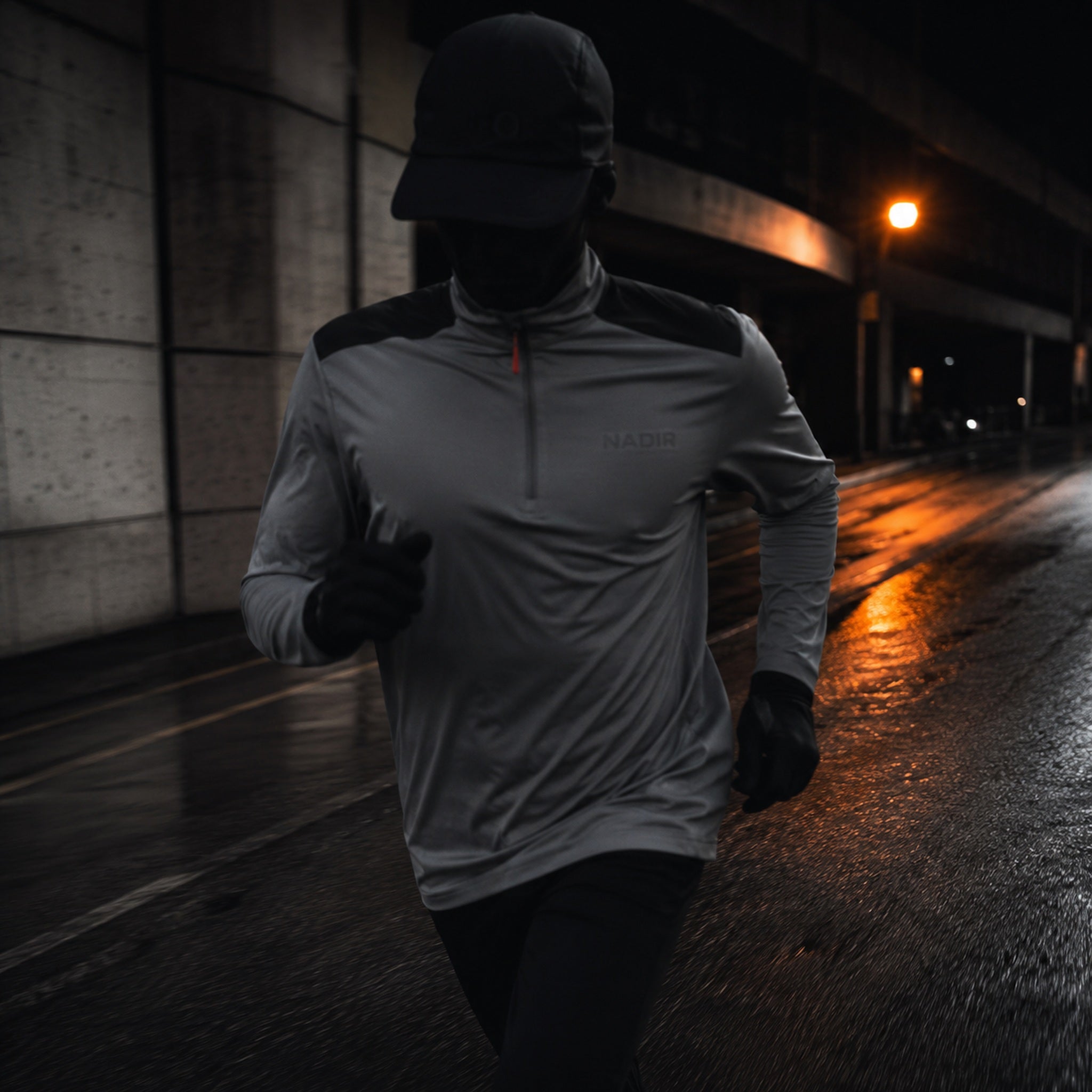 Relay Half Zip — Fog