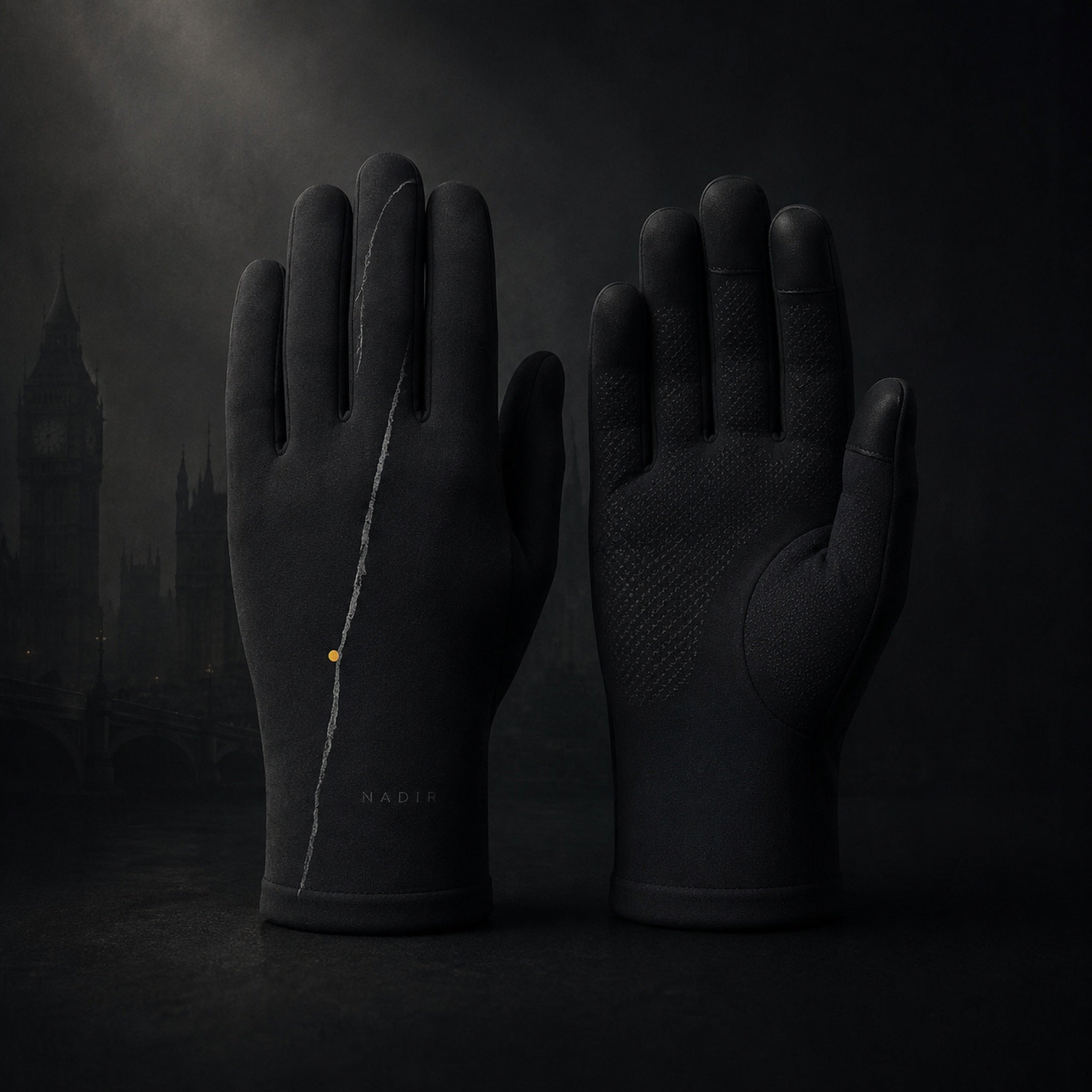 Run Gloves — Carbon