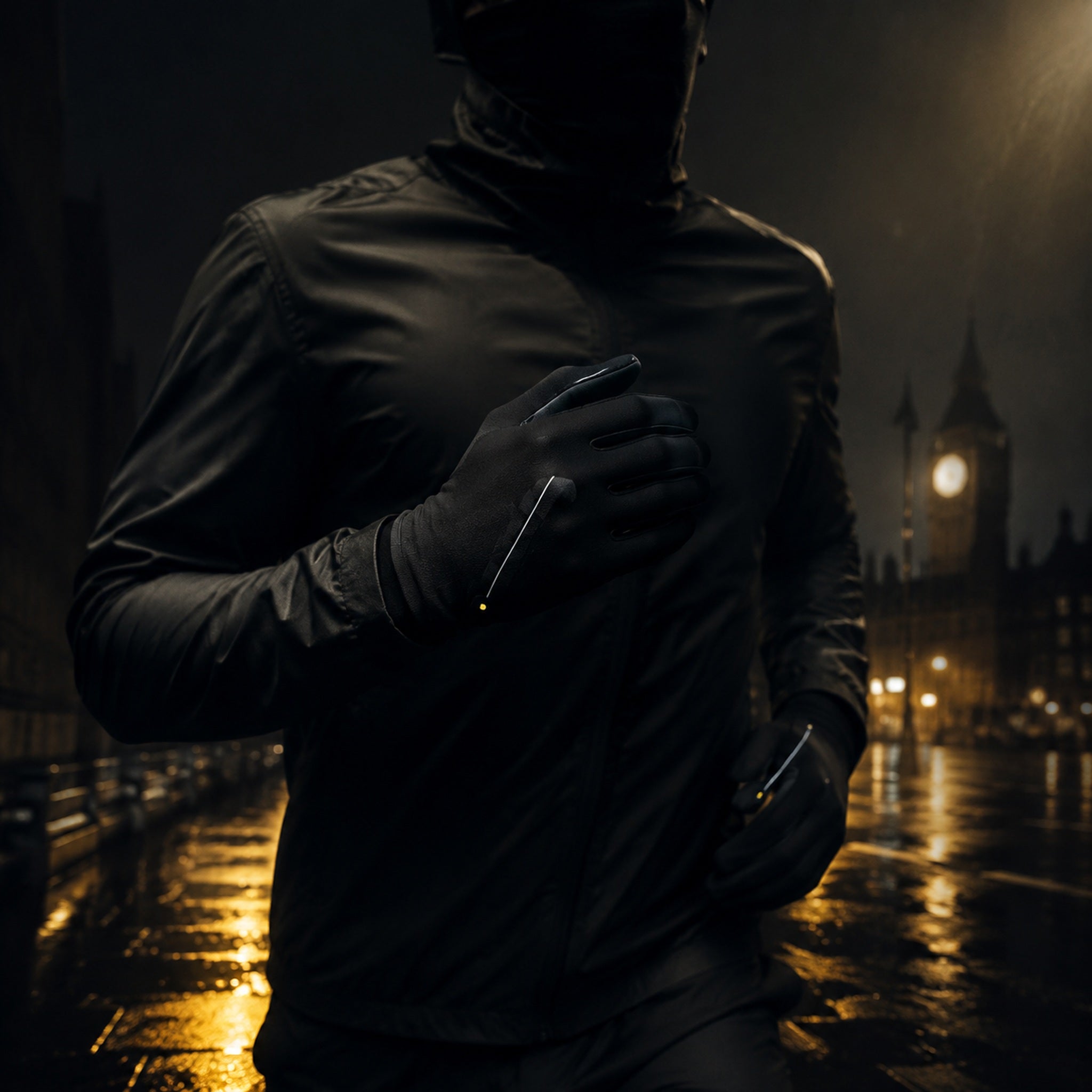 Run Gloves — Carbon